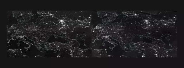 الأقمار الصناعية لناسا تظهر أوكرانيا غارقة بالظلام