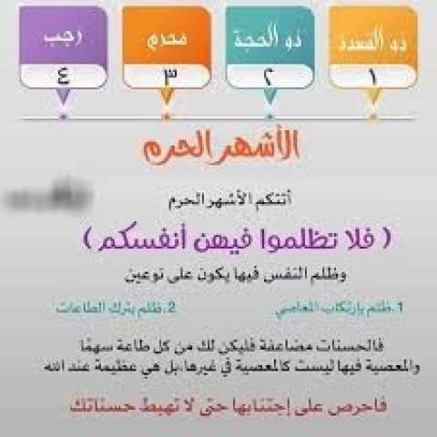 الأشهر الحرم 