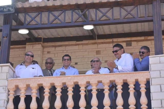 وزير الرياضة يتفقد أعمال تطوير نادي السلام البحري ببورسعيد (صور)