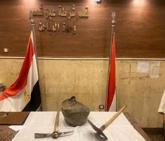 البحث عن الثراء السريع.. ضبط شخصين بتهمة التنقيب عن الآثار في القاهرة