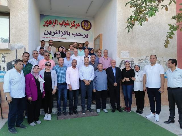 تفاصيل زيارة شباب النواب للأندية الرياضية في بورسعيد| صور
