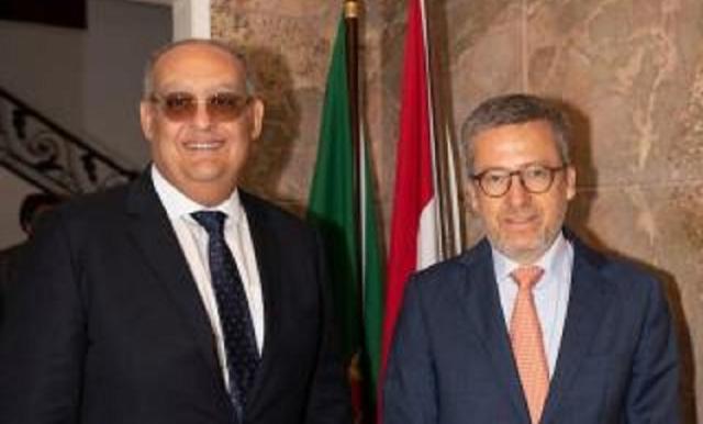 السفير المصري لدى البرتغال يستضيف عمدة لشبونة لبحث سبل التعاون المشترك