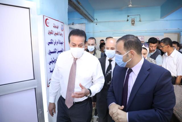 د خالد عبد الغفار في مستشفى بلبيس المركزي