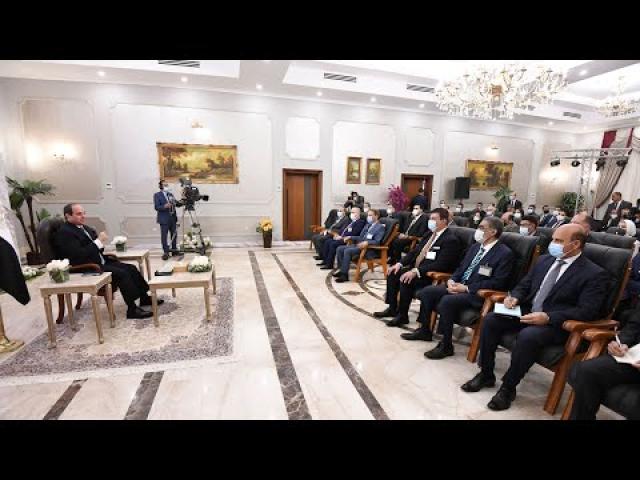 اجتماع الرئيس السيسي مع الإعلاميين