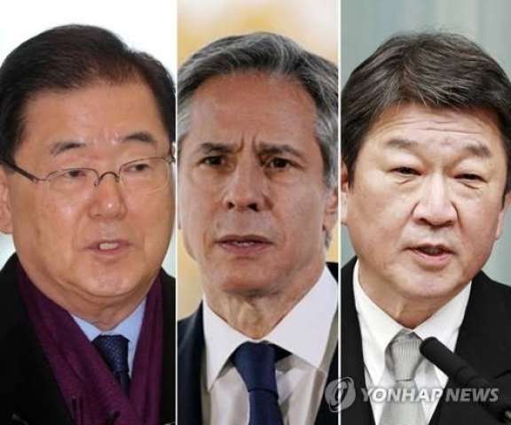 اجتماع ثلاثي بين كوريا الجنوبية وأمريكا واليابان لبحث وقف تهديدات كوريا الشمالية