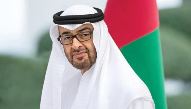 رئيس دولة الإمارات العربية المتحدة  الشيخ محمد بن زايد آل نهيان 