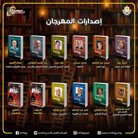 إصدارات المهرجان القومي للمسرح المصري