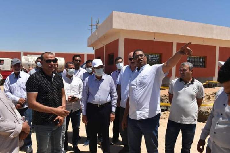 محافظ المنيا يتابع تنفيذ مشروعات «حياة كريمة» بمركز مغاغة