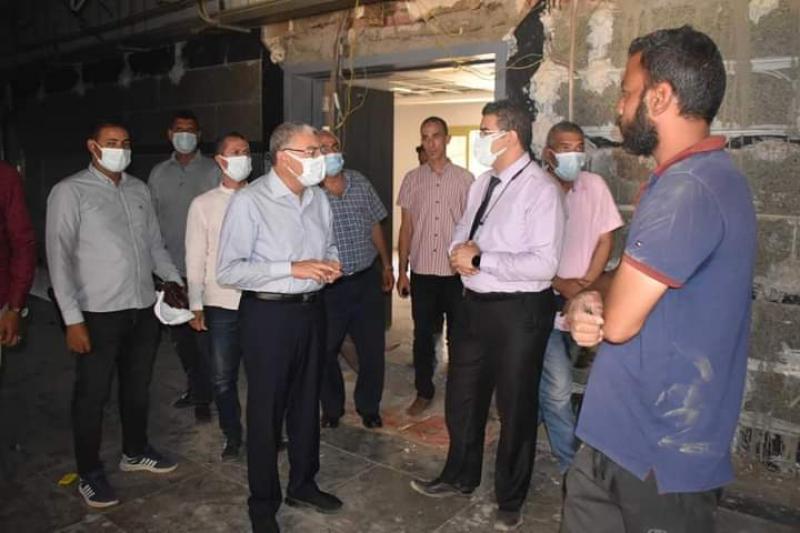 محافظ المنيا يتفقد أعمال تطوير ورفع كفاءة مستشفى «حميات سمالوط»