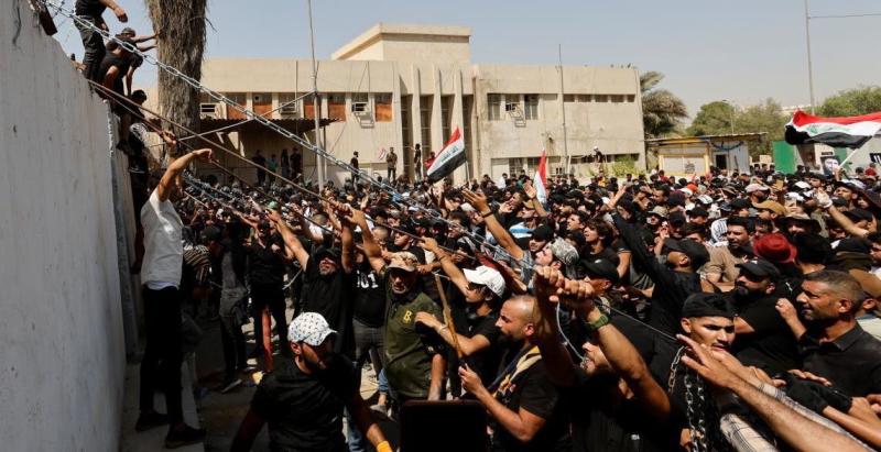 المظاهرات في العراق 