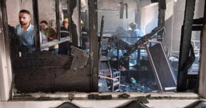 مصدر أمني: وفاة 35 شخصًا حصيلة مبدئية لحريق كنيسة أبو سيفين بإمبابة