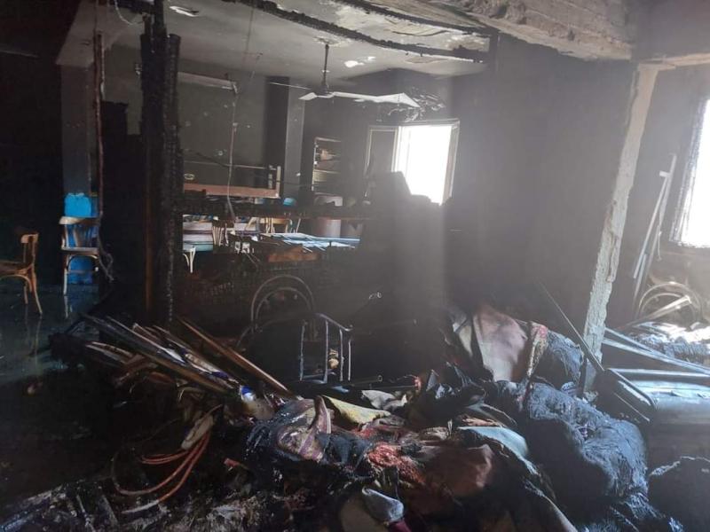 حريق كنيسة الشهيد أبوسيفين بإمبابة