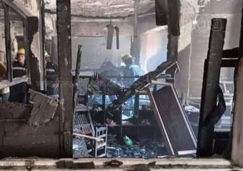 حريق كنيسة أبو سيفين في إمبابة