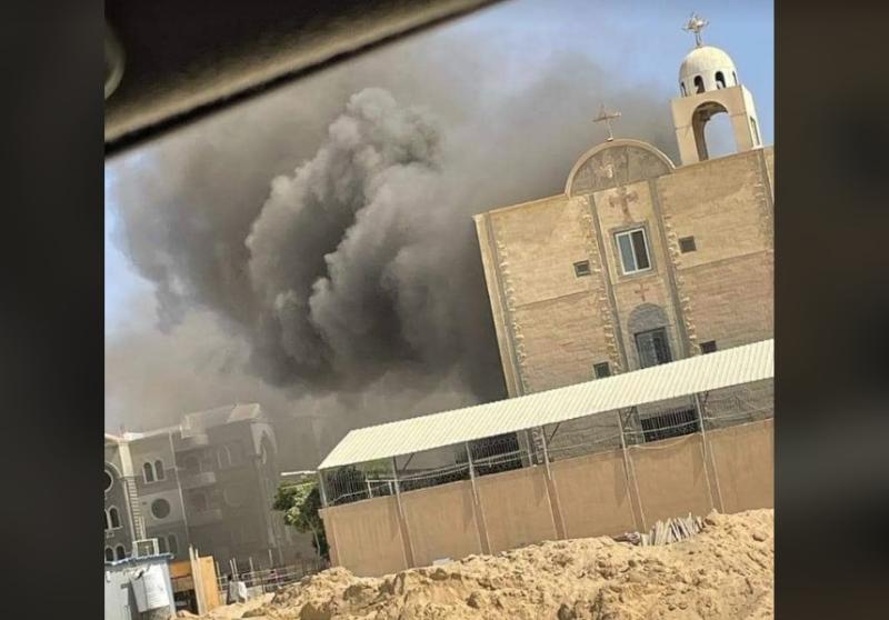 حريق كنيسة المنيا