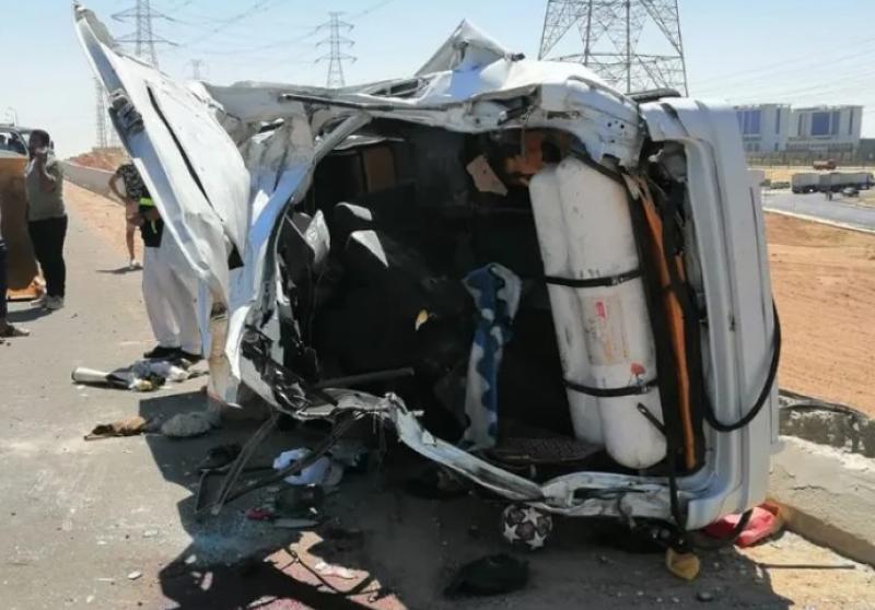 مصرع وإصابة 5 أشخاص في انقلاب سيارة ملاكي بطريق كفر الشيخ