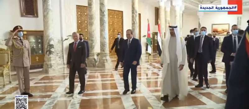 عاجل | الرئيس السيسي يستقبل رئيس وزراء العراق وملكي الأردن والبحرين