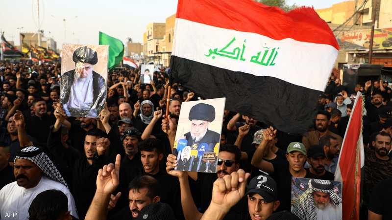 بعد احتجاجهم أمام البرلمان العراقي.. واجهة جديدة لأنصار التيار الصدري للاعتصام
