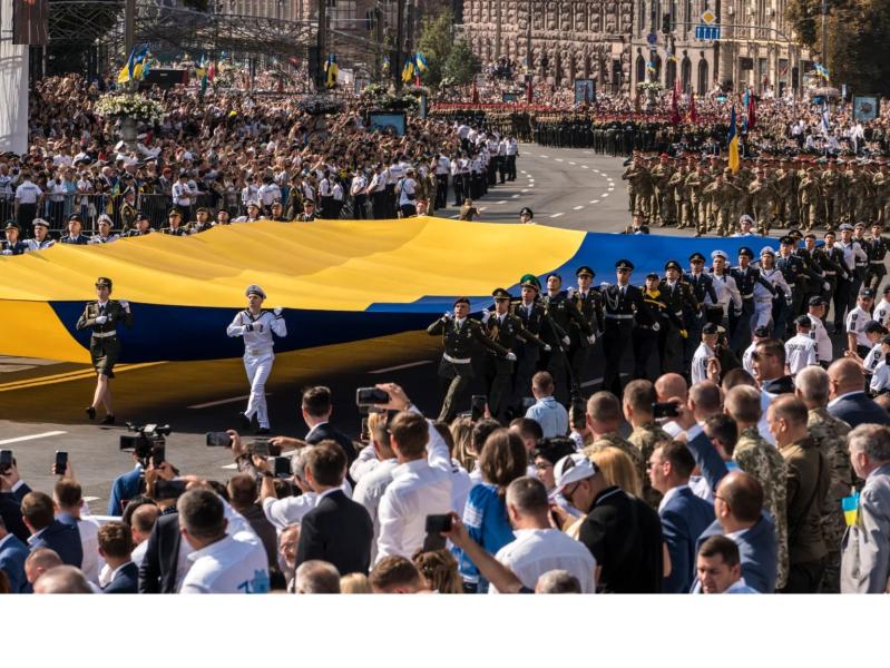 الاحتفال بعيد استقلال أوكرانيا- ارشيفية