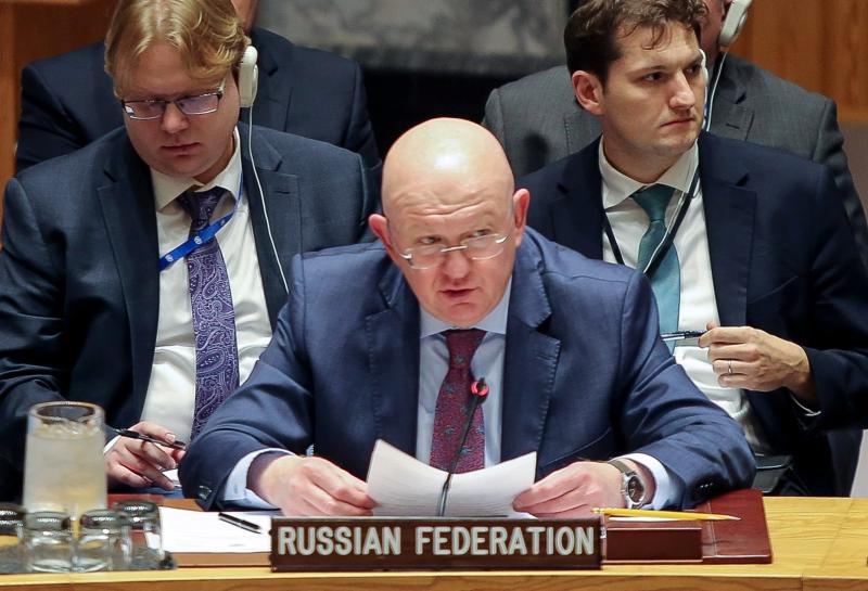 مندوب روسيا بمجلس الأمن: قصف أوكرانيا على زابوريجيا يهدد أوروبا