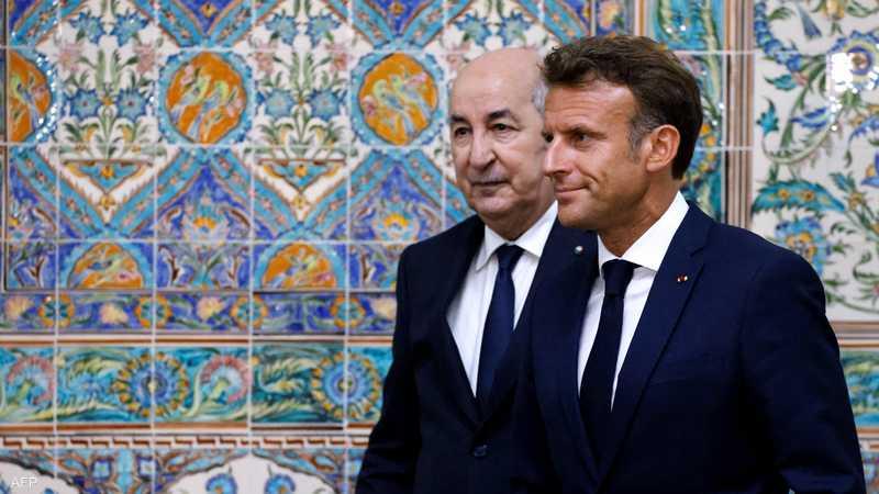 الرئيس الفرنسي و نظيره الجزائري 