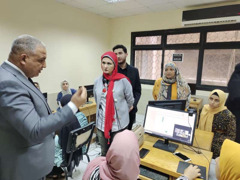 نائب رئيس جامعة الأزهر يتابع اختبارات القدرات بمعهد التمريض بالقاهرة