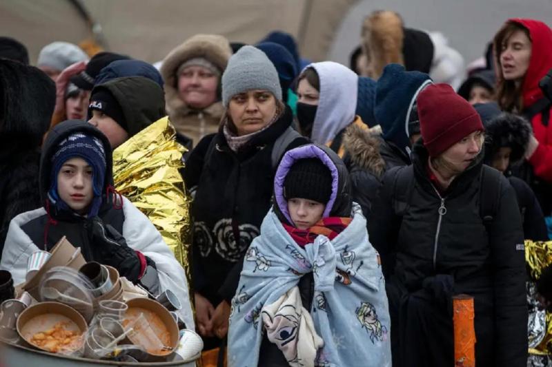 اللاجئين الأوكرانيين 