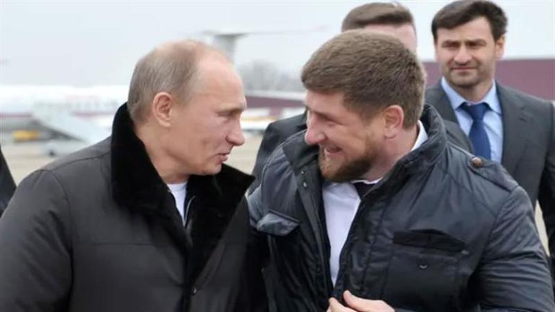 الريس الروسي بوتين ونظيره الشيشاني قديروف