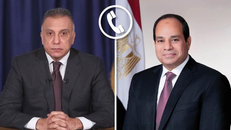 السيسي ورئيس وزراء العراق