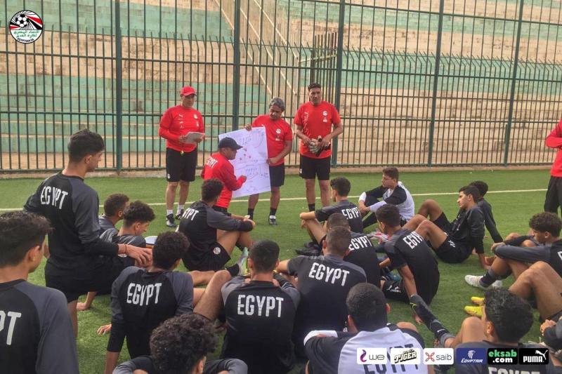 منتخب مصر يختتم تدريباته قبل مواجهة سوريا بكأس العرب للناشئين