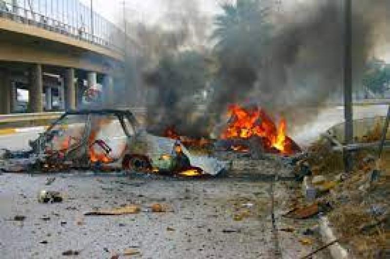 عبوة ناسفة تستهدف سيارة تابعة للحشد الشعبي شمال بغداد