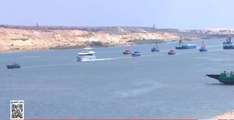 الرئيس السيسي يشهد تدشين عدد من القطع البحرية لهيئة قناة السويس