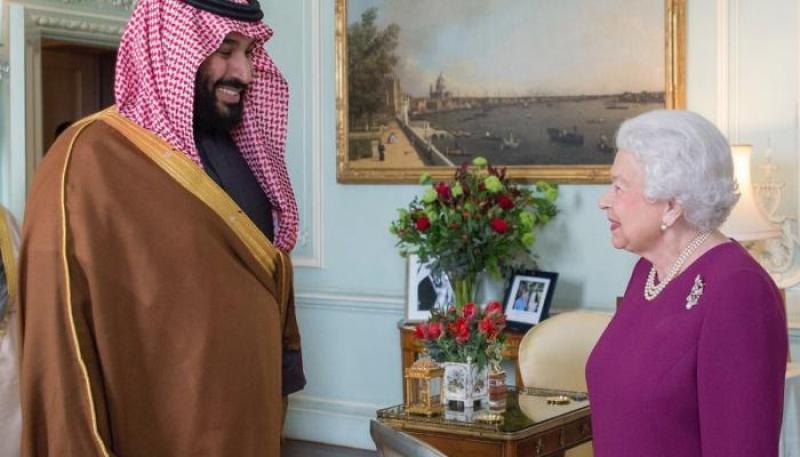 الملكة إليزابيث الثانية تستقبل الأمير محمد بن سلمان في قصر باكنجهام (BBC)