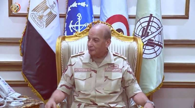 وزير الدفاع محمد زكي- صورة من صفحة المتحدث العسكري بفيسبوك