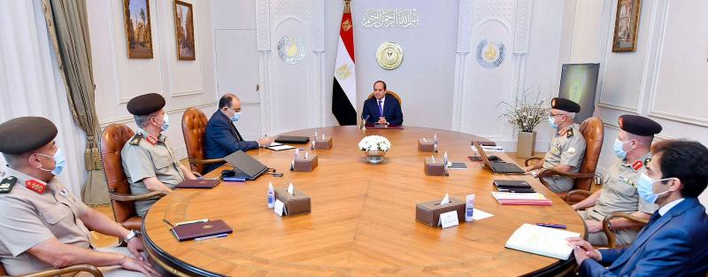 اجتماع الرئيس السيسي صورة من صفحة المتحدث باسم رئاسة الجمهورية 