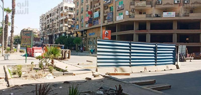 اغلاق شارع الهرم - مصدر الصورة: محافظة الجيزة