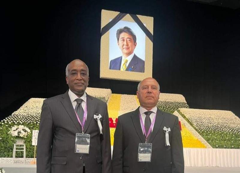 نيابة عن الرئيس السيسي.. وزير النقل يشارك في مراسم جنازة رئيس وزراء اليابان الأسبق «شينزو آبي»