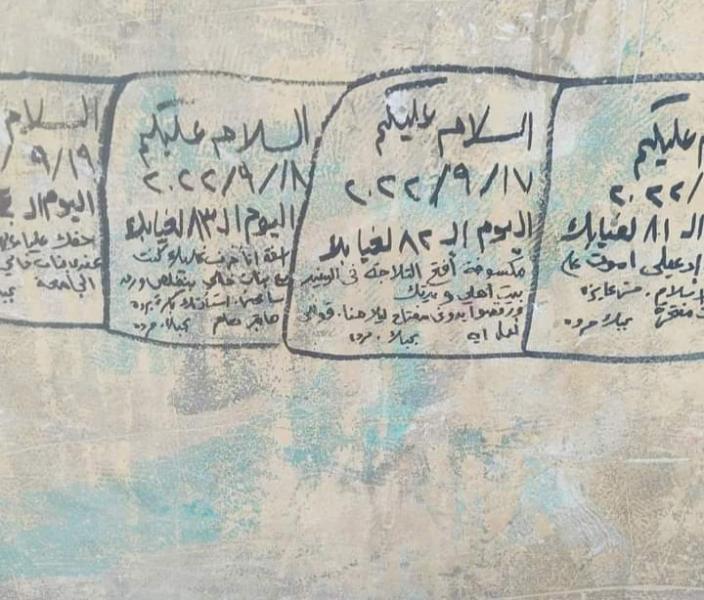 زوجة تدون تفاصيل يومها على قبر زوجها.. والنشطاء: هو ده الوفاء