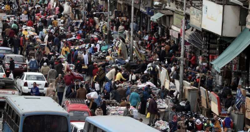 الإحصاء: ارتفاع عدد سكان مصر إلى 104 ملايين نسمة