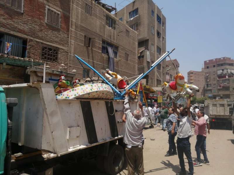 حي بولاق خلال إزالة مراجيح طابق الديابة - المصدر: جريدة الطريق