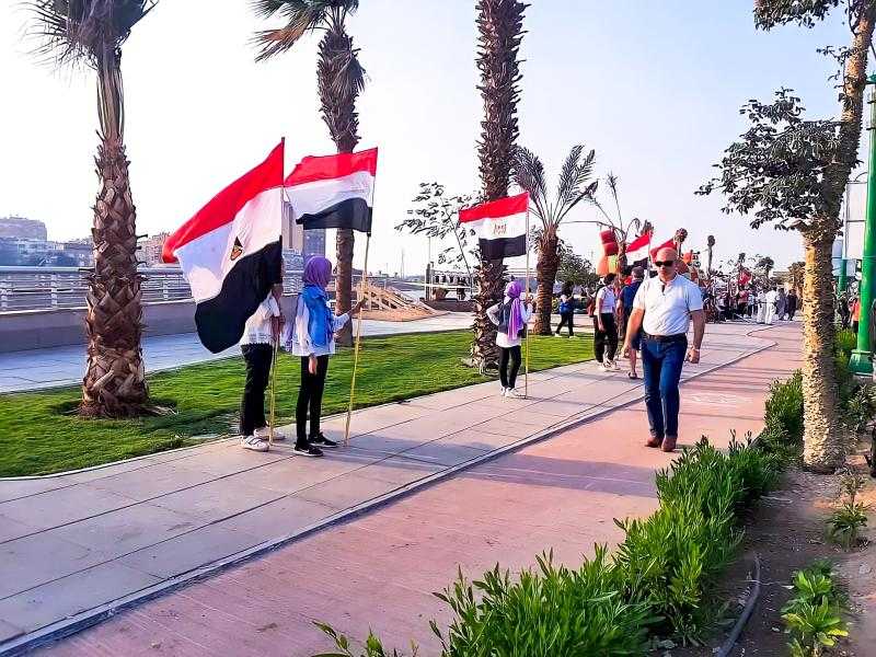 ممشى أهل مصر يستقبل احتفال وزارة الشباب والرياضة بانتصارات حرب أكتوبر