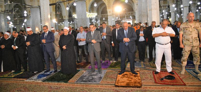 مفتي الجمهورية يؤدي صلاة الجمعة في مسجد السيد البدوي بطنطا