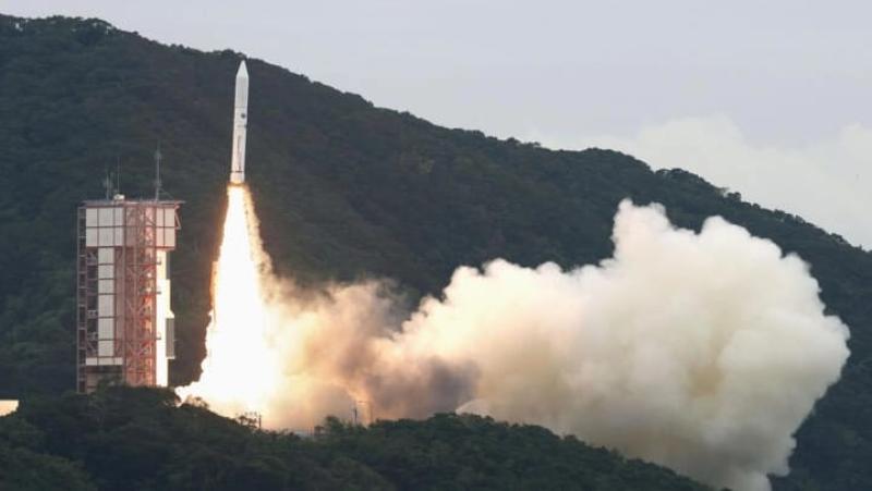 الصاروخ الياباني- المصدر تليفزيون بي تي إس الياباني