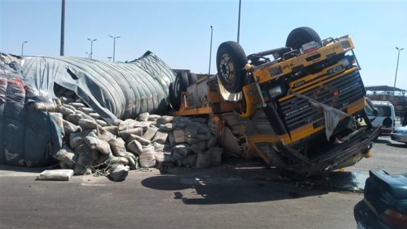 انقلاب سيارة- صورة ارشيفية