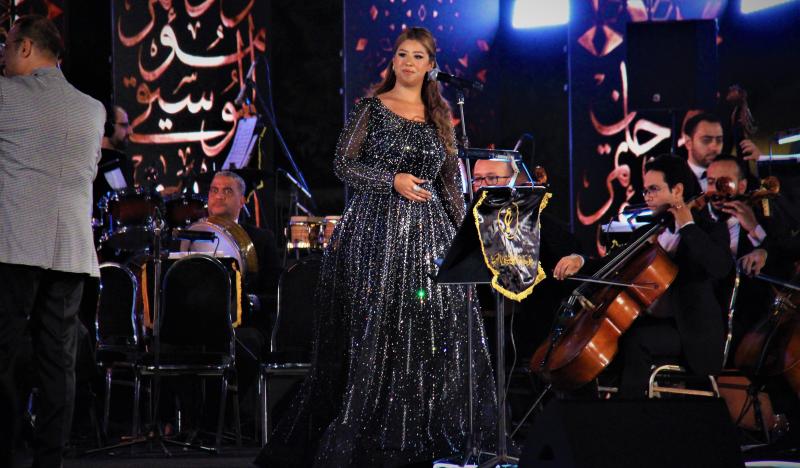 إيناس عز الدين تتألق في مهرجان الموسيقى العربية 31