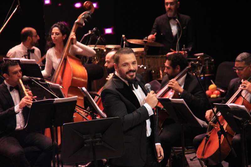 رامي عياش يشعل حفل الموسيقى العربية على المسرح الكبير