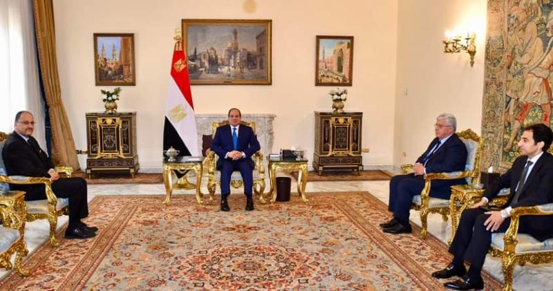 الرئيس السيسي يلتقي مع عميد الوكالة الجامعية للفرانكفونية