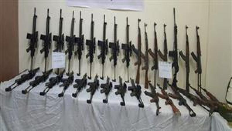 ضبط 105 متهمين وبحوزتهم 23 قطعة سلاح  خلال 7 أيام