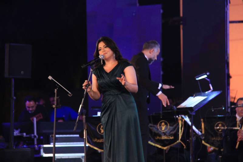 إيمان عبد الغني تفتتح حفل الليلة الحادية عشر من مهرجان الموسيقى العربية