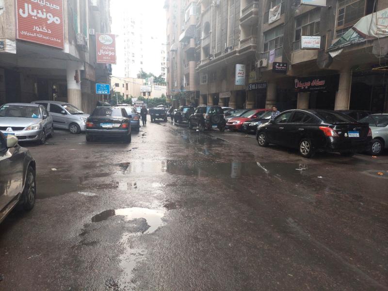 هطول أمطار بالإسكندرية - المصدر: الطريق