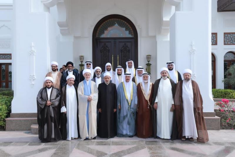 لقاء شيخ الأزهر والمجلس الأعلى للشؤون الإسلامية بالبحرين 